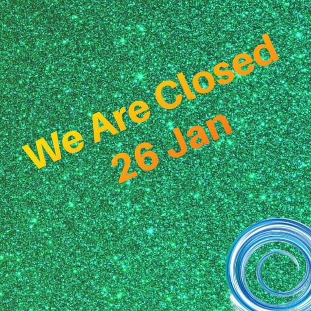 Just a reminder that the studio will be closed this up coming Friday being a public holiday. Though Saturday we are back out normal schedule!