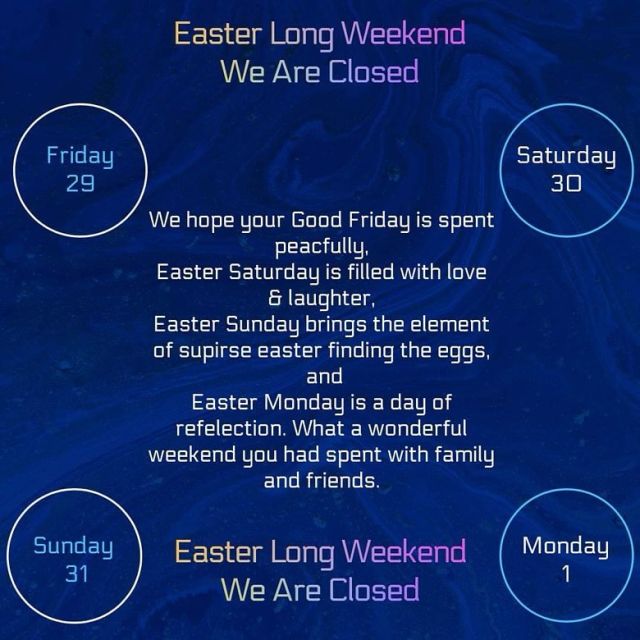 Just a reminder to schedule your Pilates classes before we close for the Easter long weekend. 
Studio will be closed from Good Friday and will resume our normal schedule Tuesday 2nd April. 

#longweekend #easter #studioclosed #pilatestrystudios #inspire #evolve #challenge