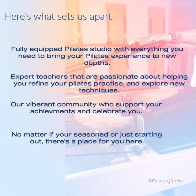 Wanting to return to your practise or just starting out? We’re dedicated in helping you “unlock the stuck” having your body move more freely! 
Send us a message or visit our website to learn more and book your class today! 
Let’s move together. 

#pilatestrystudios #inspire #evolve #challenge #fullyequipped #community